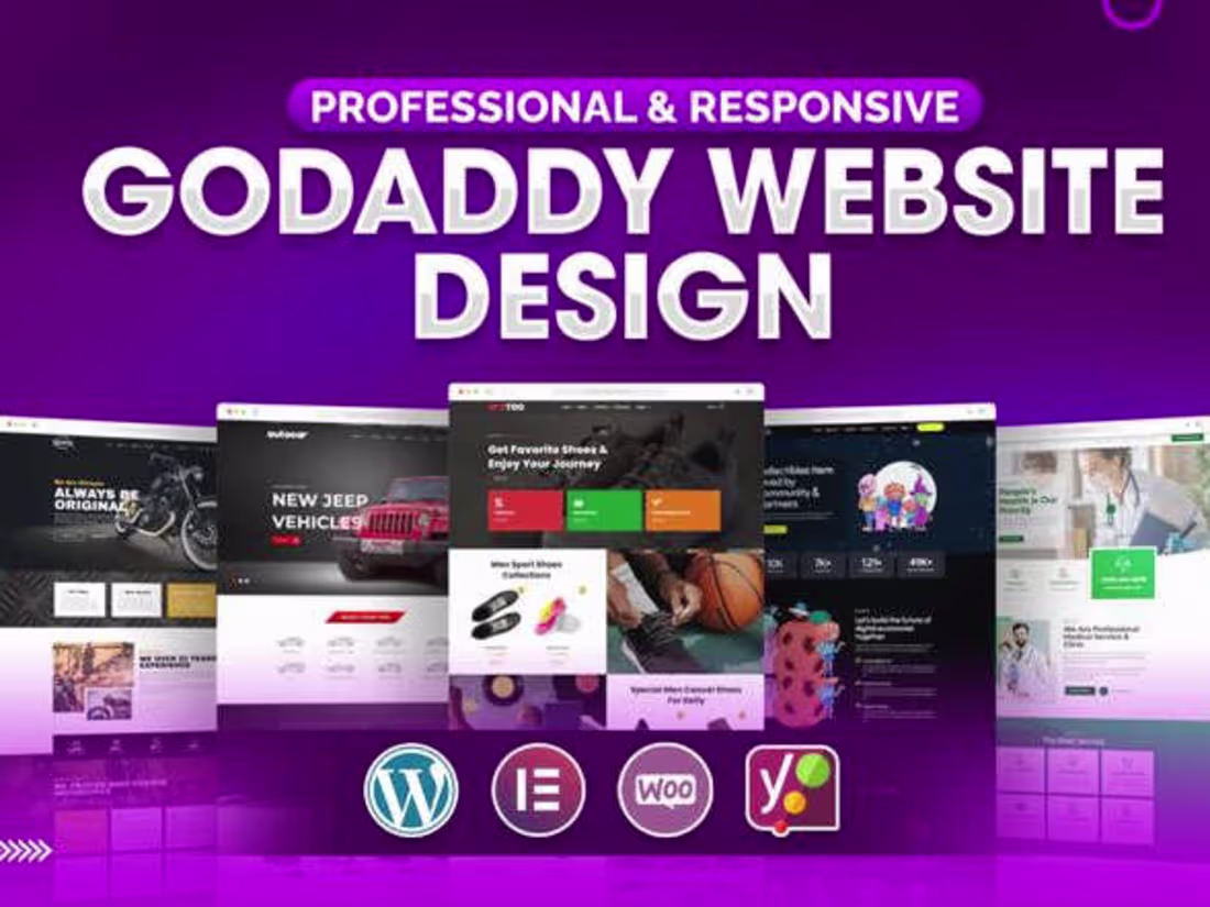 Cover image for I will build optimize Godaddy ecommerce website design SEO 
