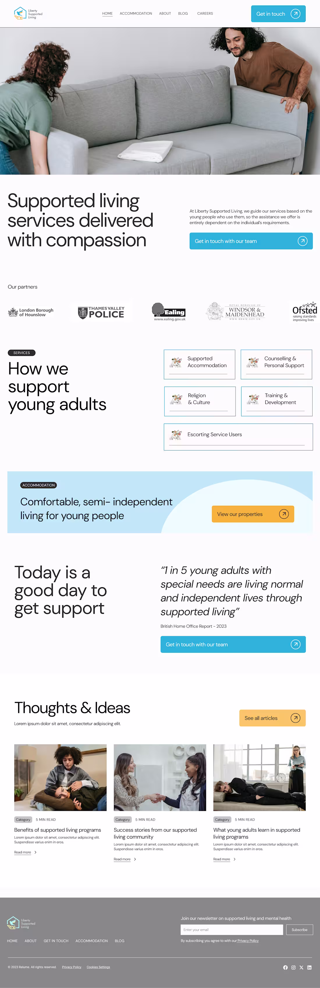 Cover image for Website redesign to add a property viewer and blog