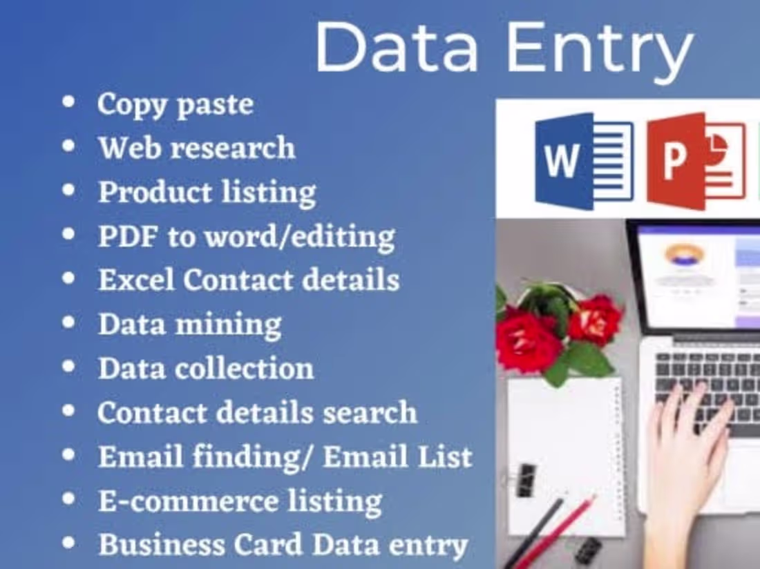 Cover image for Data entry specialist service