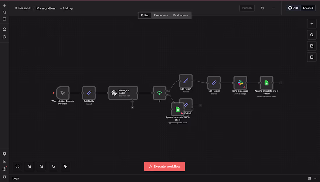 Cover image for AI Customer Support Automation Workflow