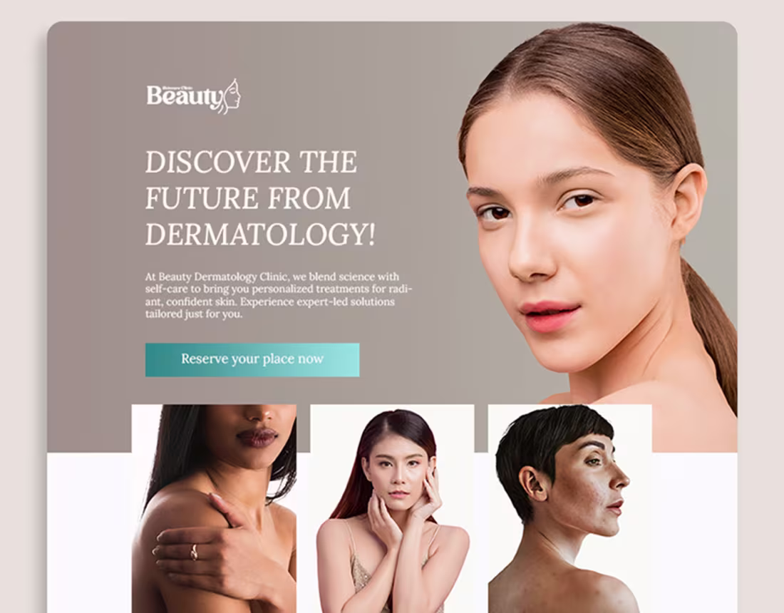 Cover image for Email Design for Dermatology & Personal Care