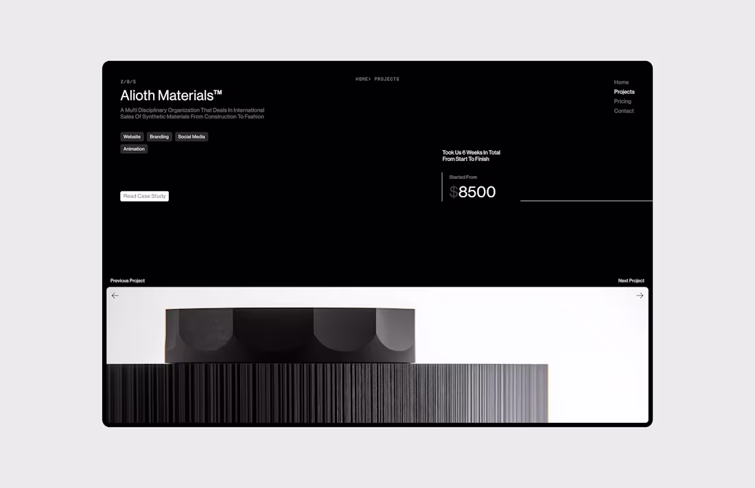 Cover image for Projects Section Exploration