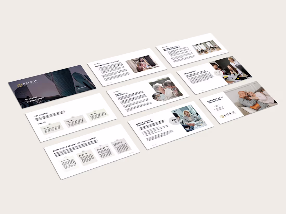 Cover image for A section from the investor