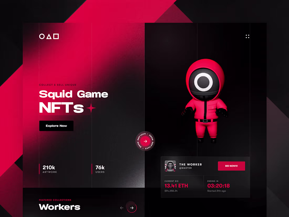 Cover image for Modern and interactive landing page UI/UX design that converts