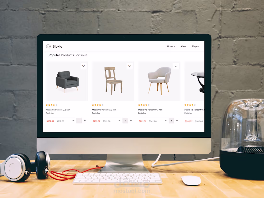 Cover image for A modern electronic application built with React technology for 