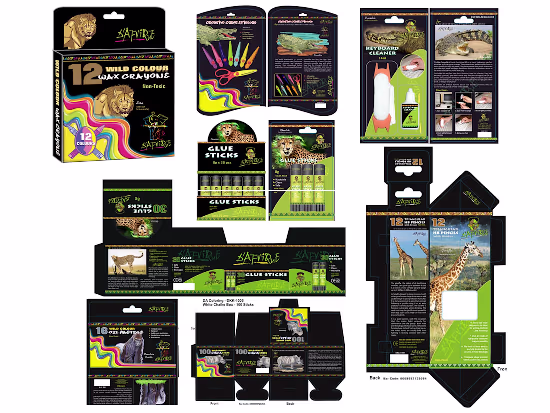 Cover image for Design and packaging for D'Afrique,