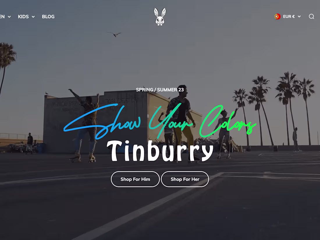 Cover image for Full-fledged Shopify webshop for new fashion startup (in 1 week)