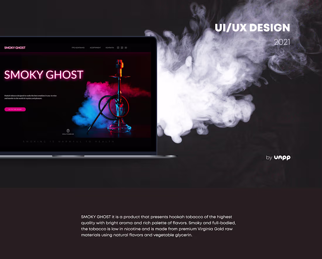 Cover image for Hookah website design and development