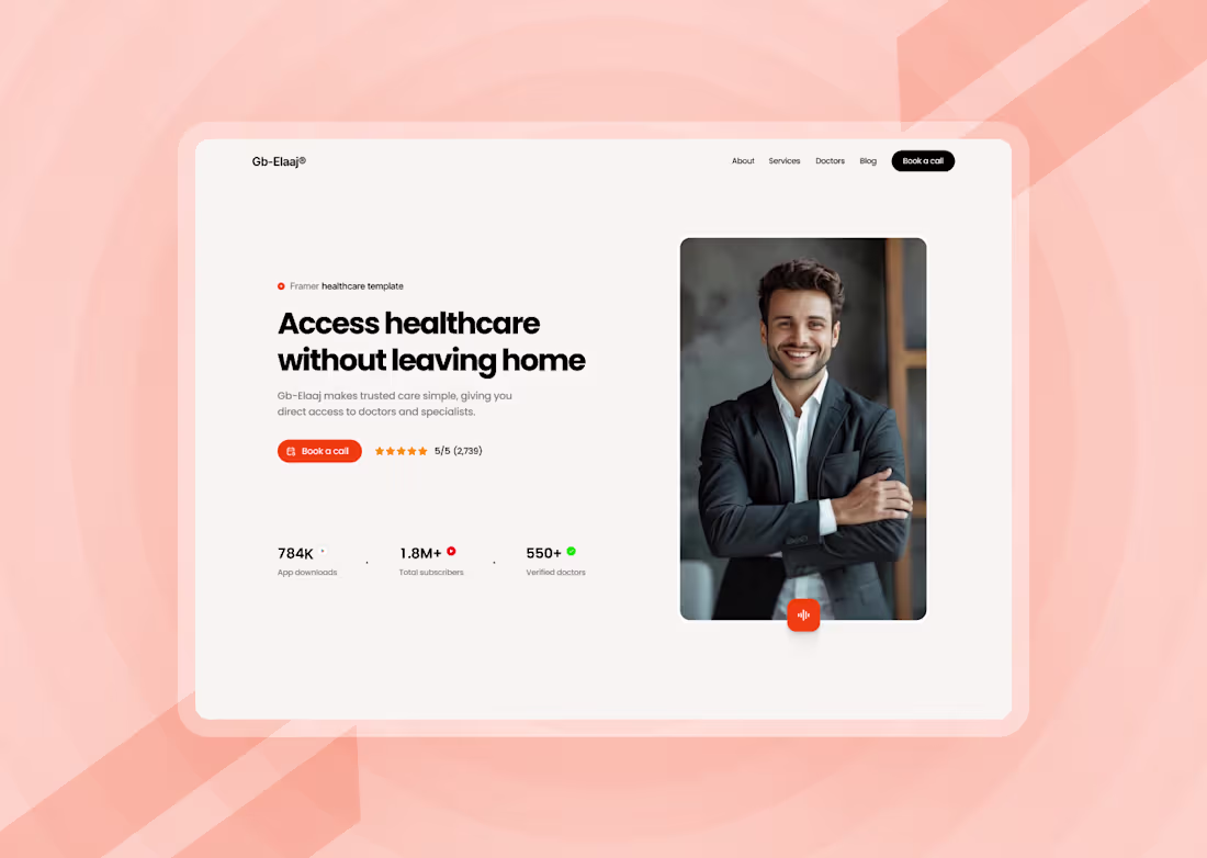 Cover image for GB-Elaaj Web App + Landing page