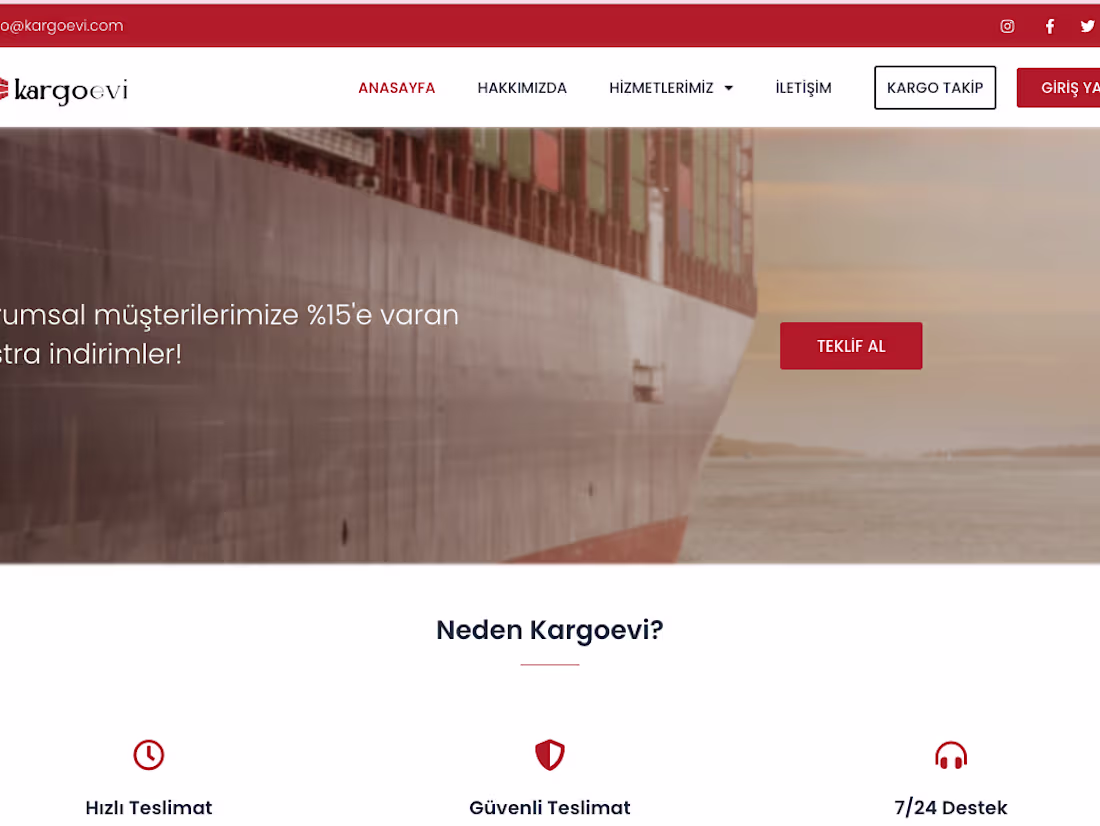 Cover image for Kargo Evi – Yurt Dışı Kargo ve Uluslararası Lojistik Platformu