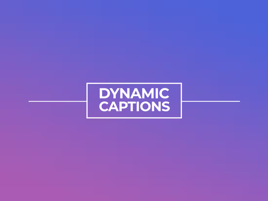 Cover image for Custom Captions for Impactful Videos