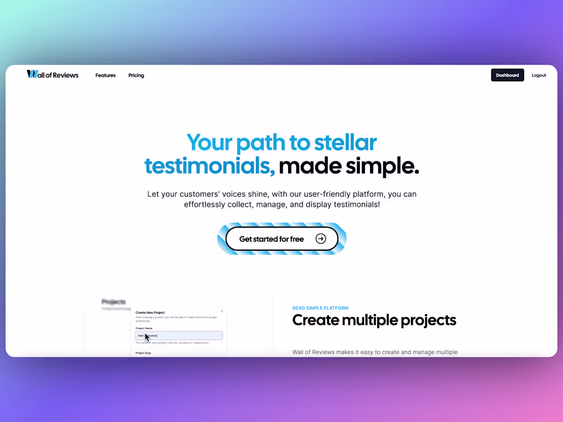 Cover image for Collect and Manage Reviews || Wall Of Reviews