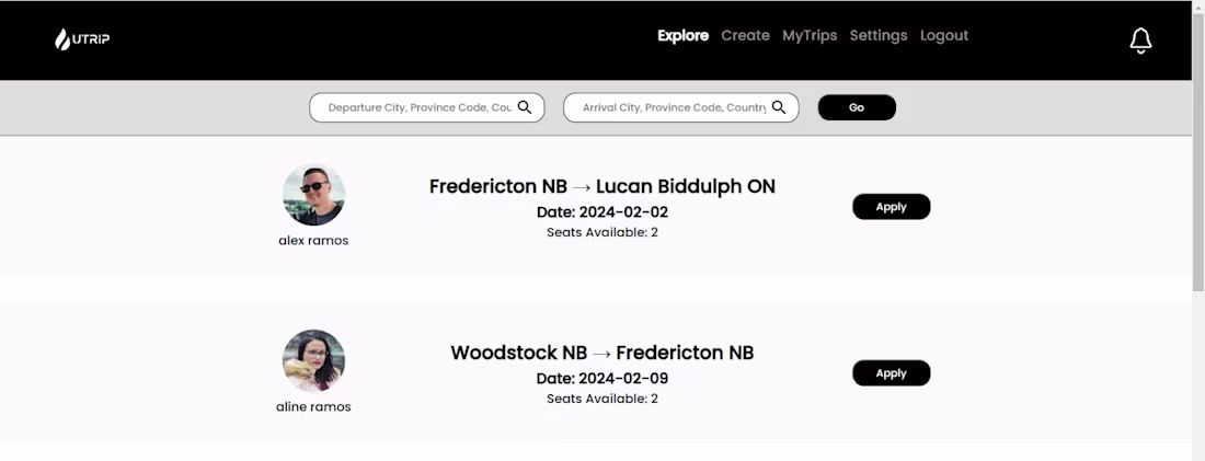 Cover image for Utrip