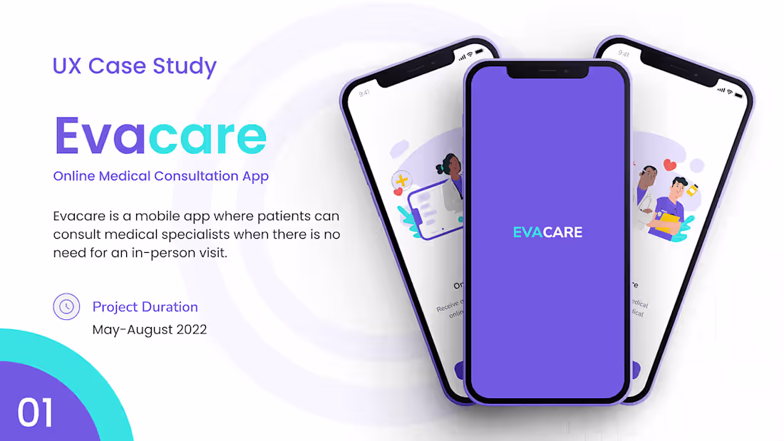 Cover image for Evacare - Online Medical Consultation App :: Behance