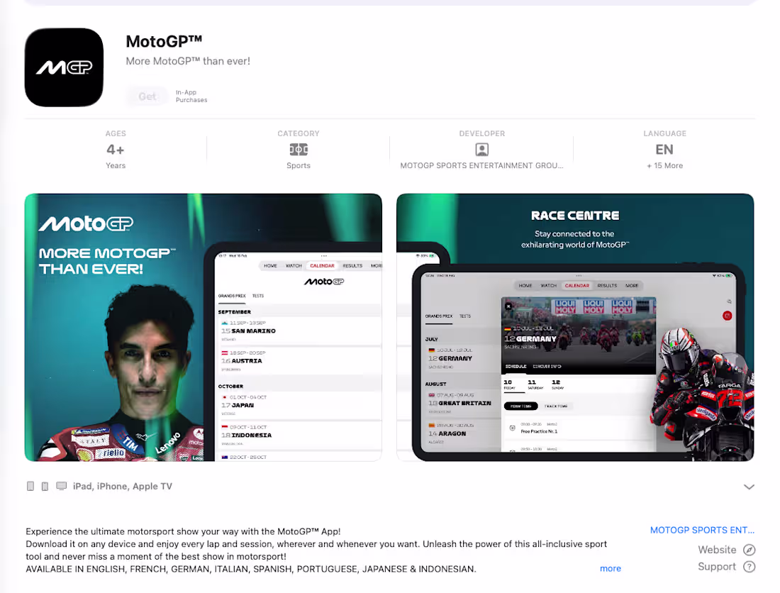 Cover image for MotoGP - APP