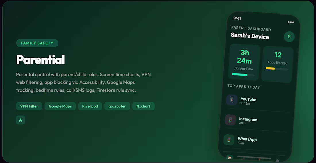 Cover image for A family digital safety app