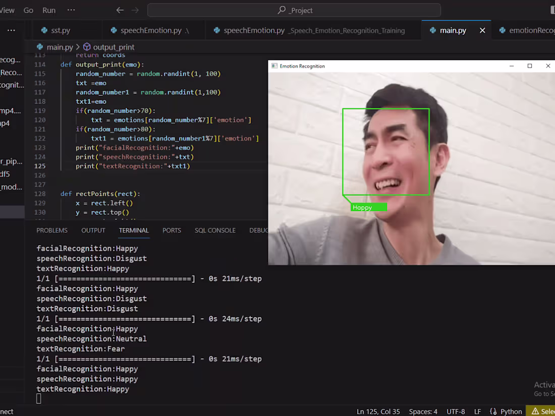 Cover image for Recognition Emotion from face