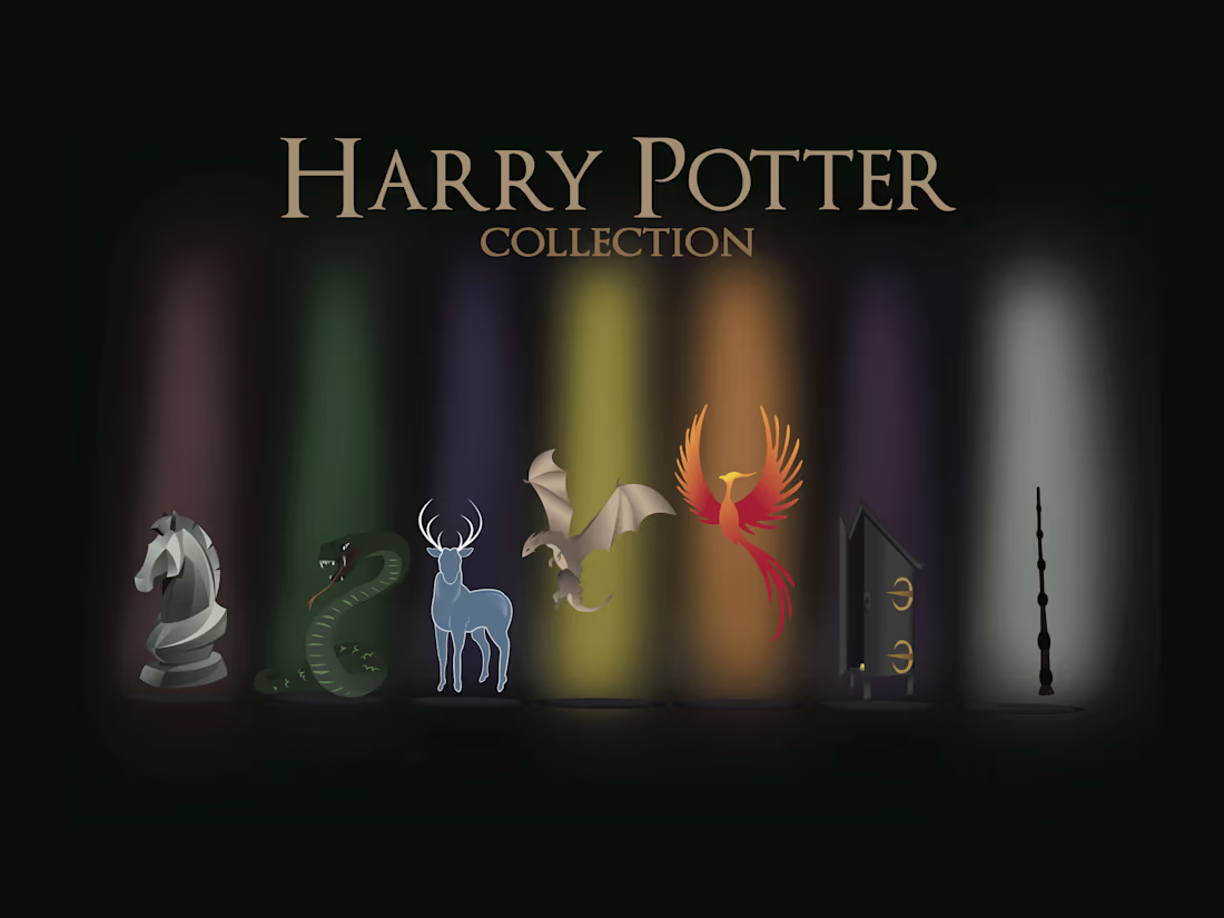 Cover image for Mikaela Smith - Harry Potter: Book Redesign