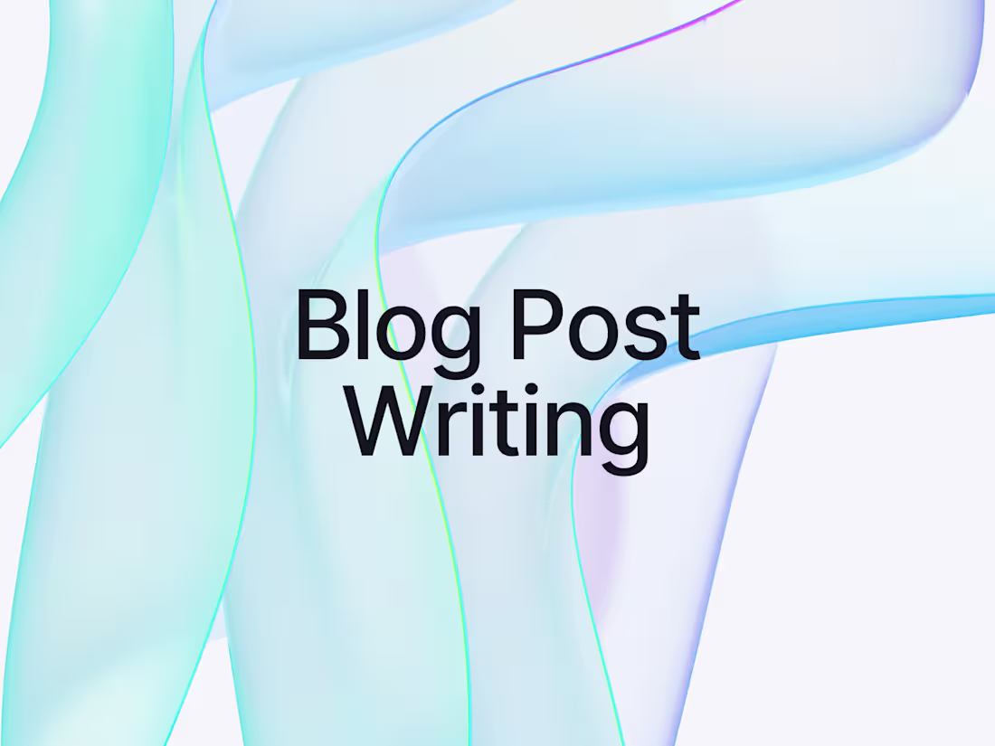 Cover image for Blog Writing Services