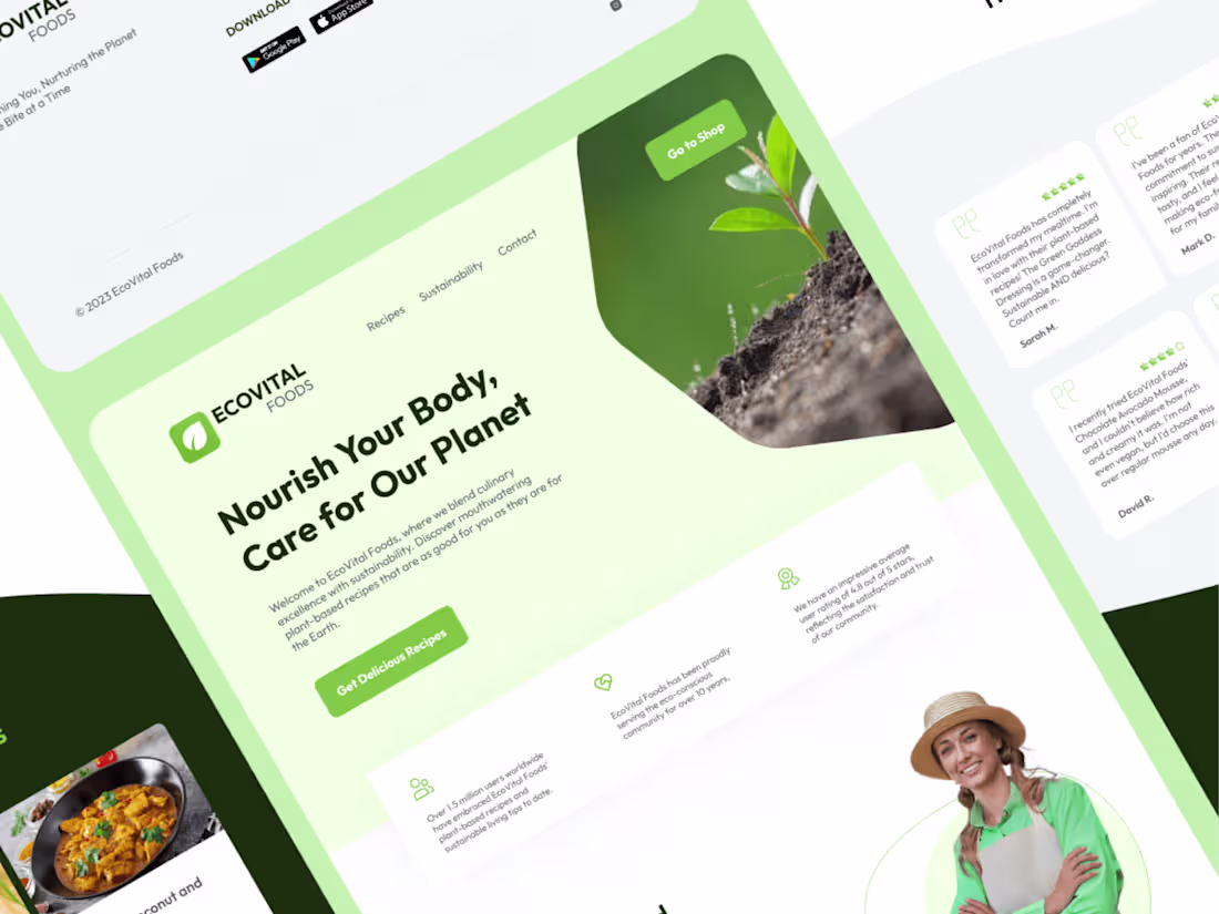 Cover image for Professional and beautiful landing page designs