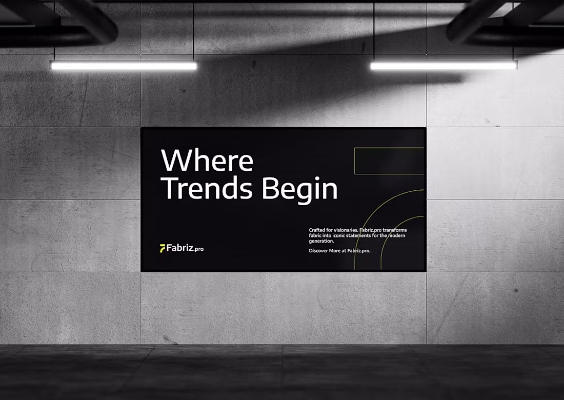 Cover image for Brand Design for Fabriz.pro eCommerce Experience