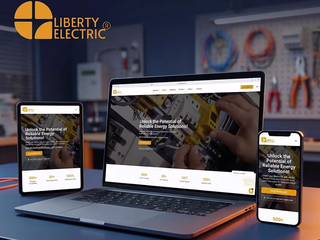 Cover image for Liberty Electric Service Booking App Development