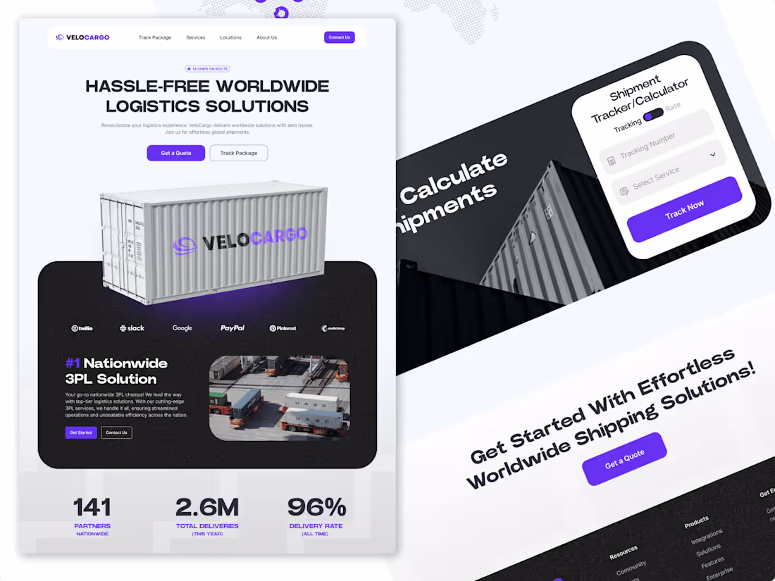 Cover image for Logistics Website Refresh