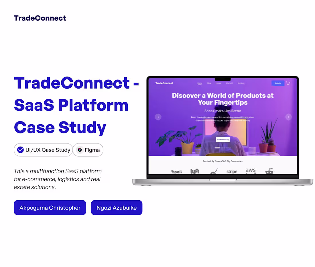 Cover image for Trade Connect - E - commerce Platform 