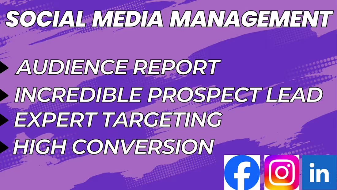 Cover image for Setup Facebook, Instagram, and LinkedIn Ads to Generate b2b lead