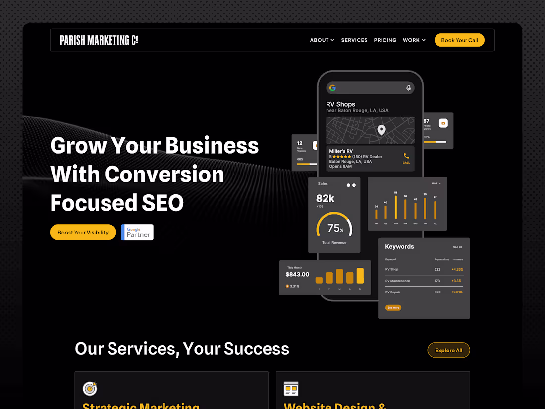 Cover image for Parish Marketing Company