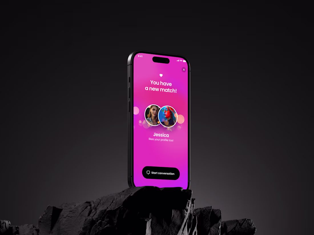 Cover image for Nood - dating mobil app