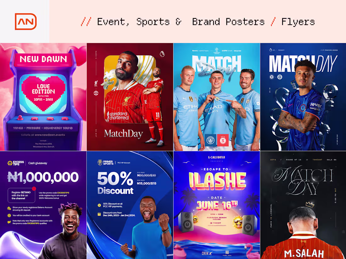 Cover image for Sport Posters, Event Poster, Brand Flyers and more