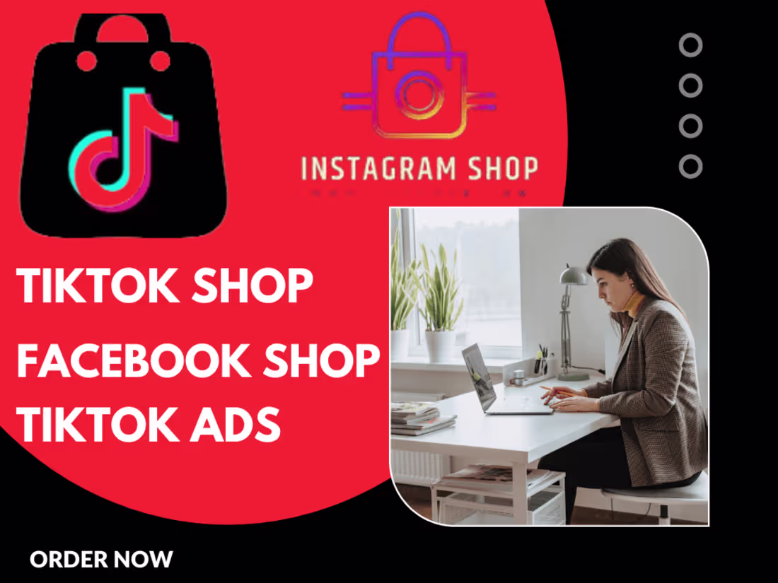 Cover image for I will setup tiktok shop facebook shop instagram shop 