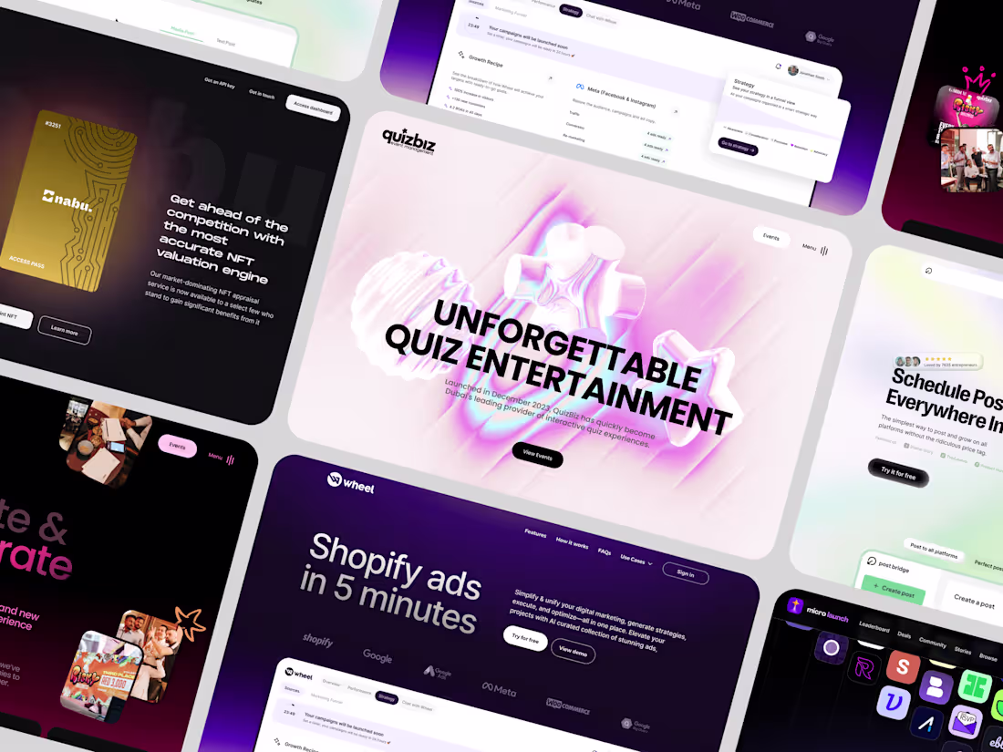 Cover image for Custom Landing Page Design Projects