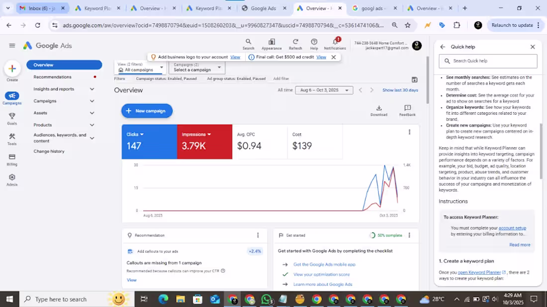 Cover image for Google Ads Campaign Setup and Optimization