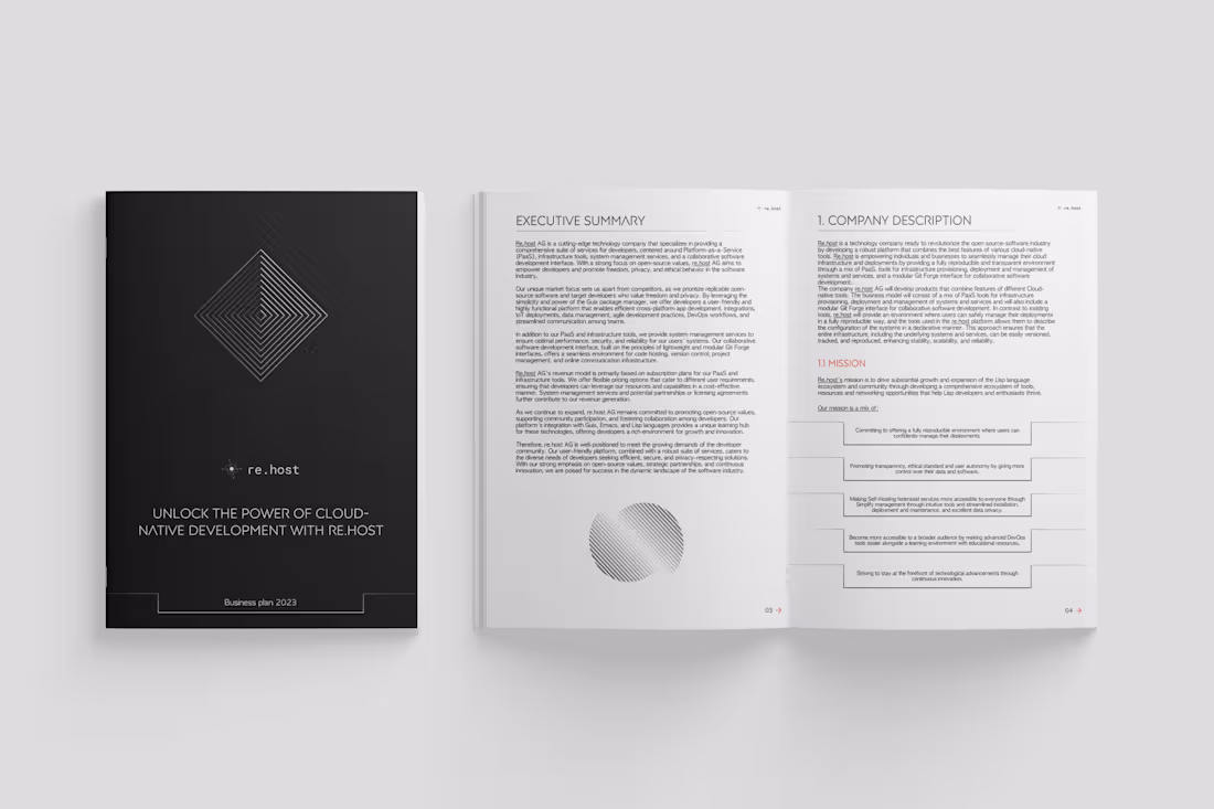 Cover image for Business plan, brand book, brochure, portfolio design