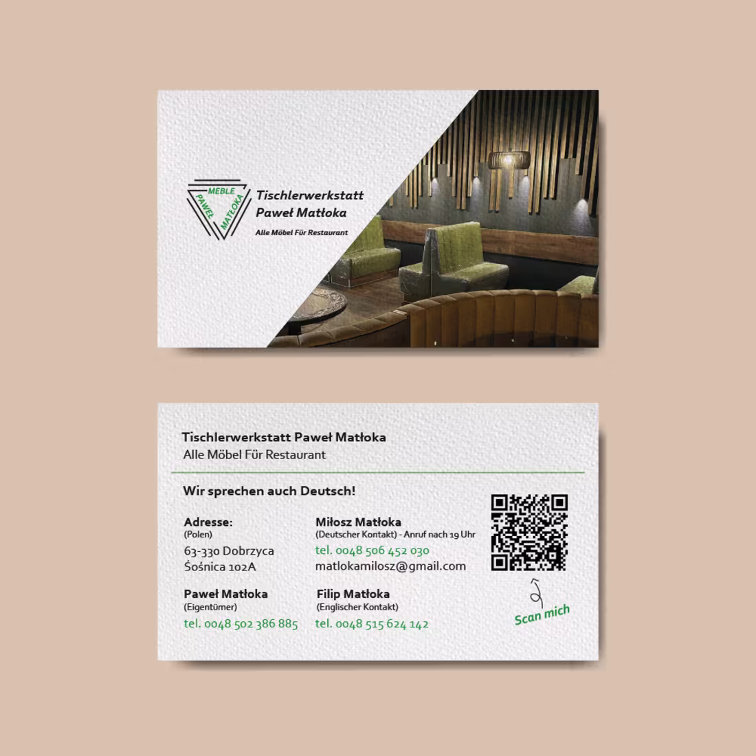 Cover image for ☁ Visit card 