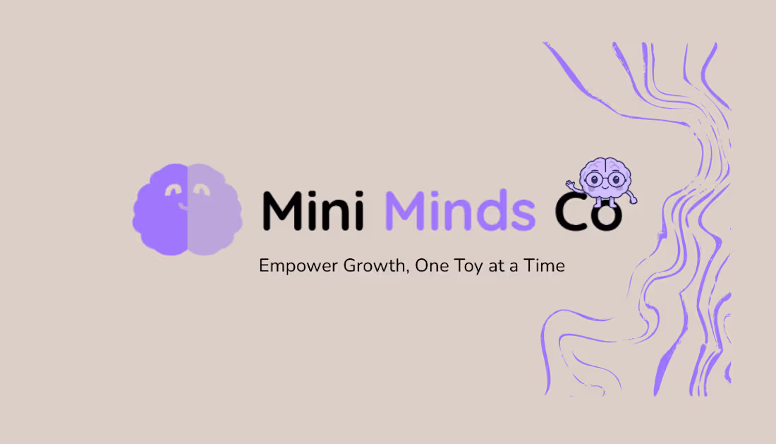 Cover image for Business card design created for Mini Minds Co, a brand focu...