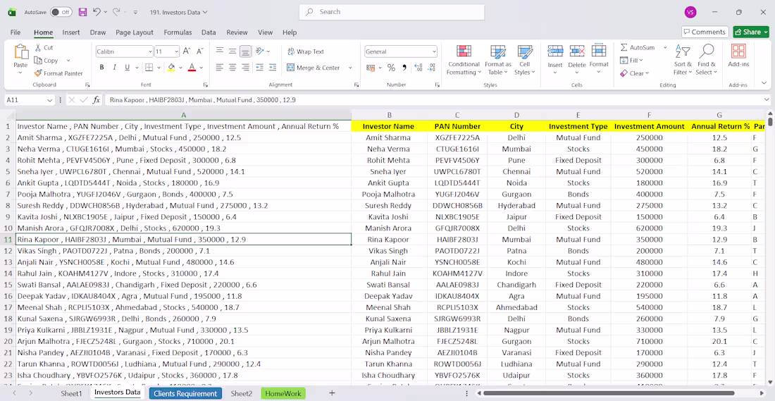 Cover image for Messy Data turns into Clean Data. I am eager to have my firs...