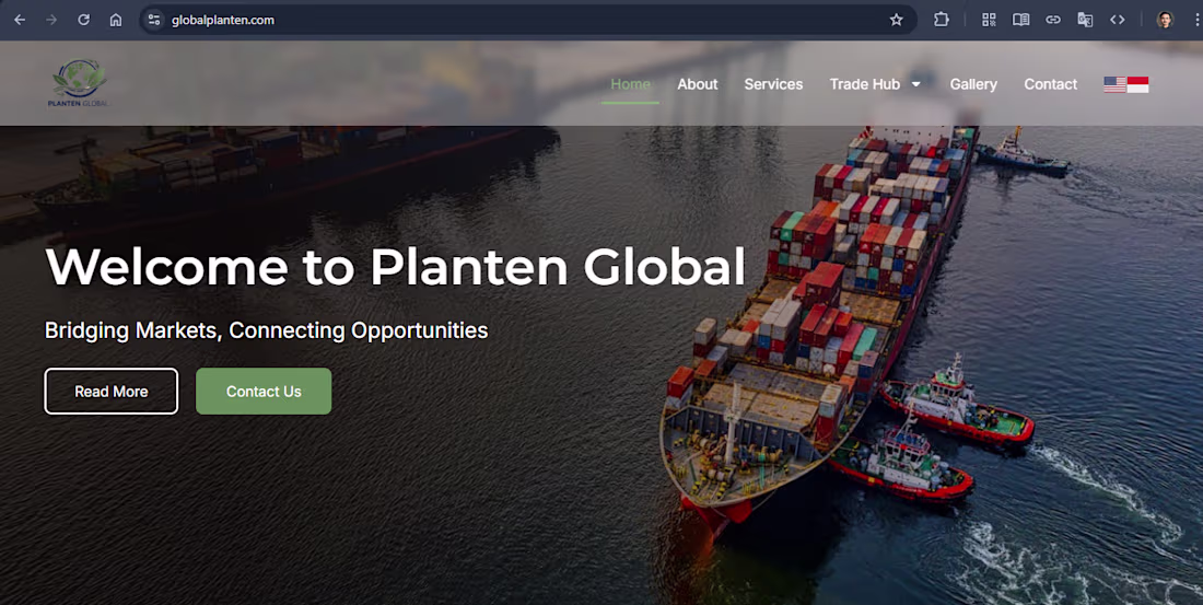 Cover image for Custom WordPress Website for Planten Global