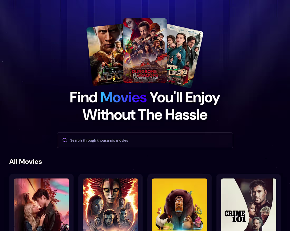 Cover image for ZCinema | Fetch Movies from