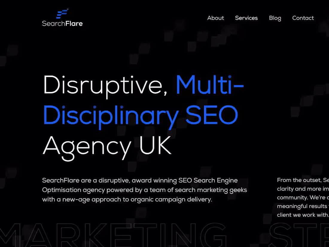 Cover image for World-Class SEO Agency in London | Search Flare