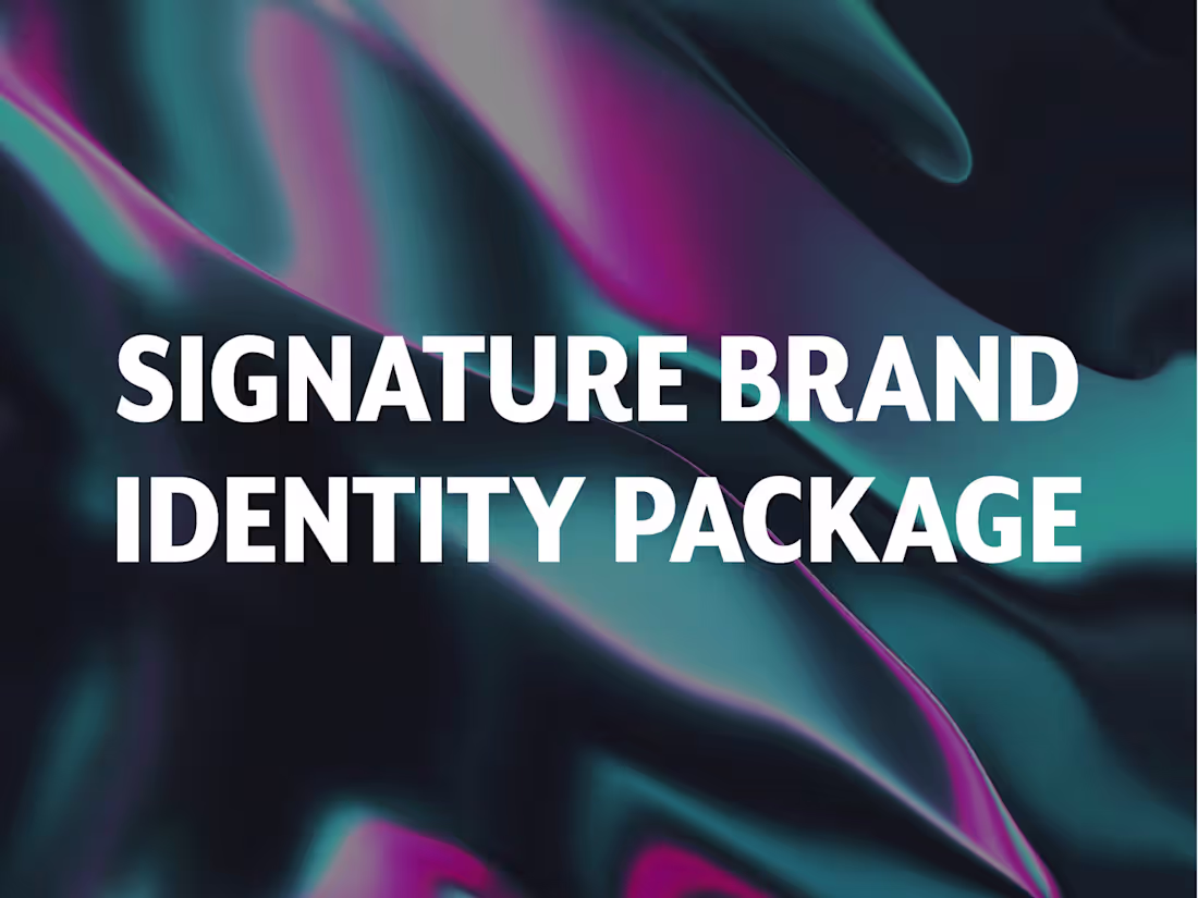 Cover image for 🖌️ Signature Brand Identity Package - Premium