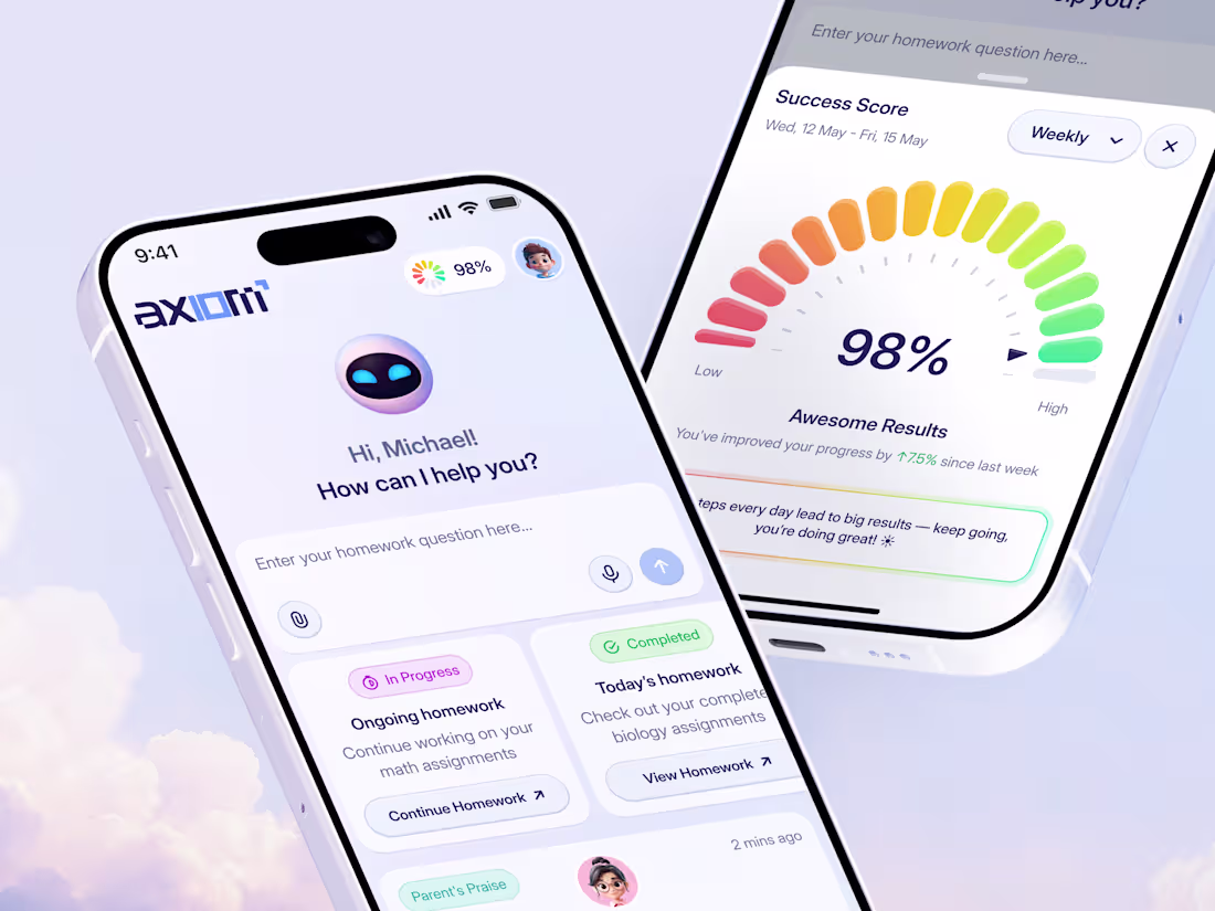 Cover image for Axiom. AI-Powered Educational App Design