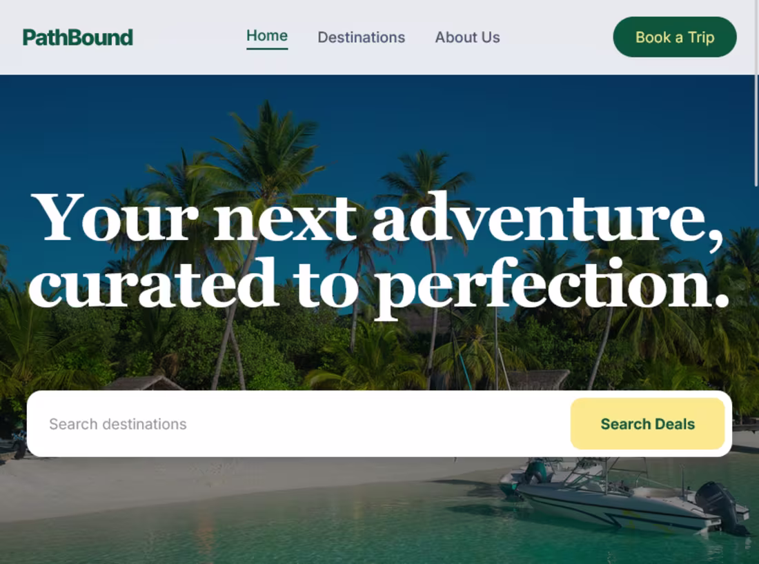 Cover image for A modern online travel agency