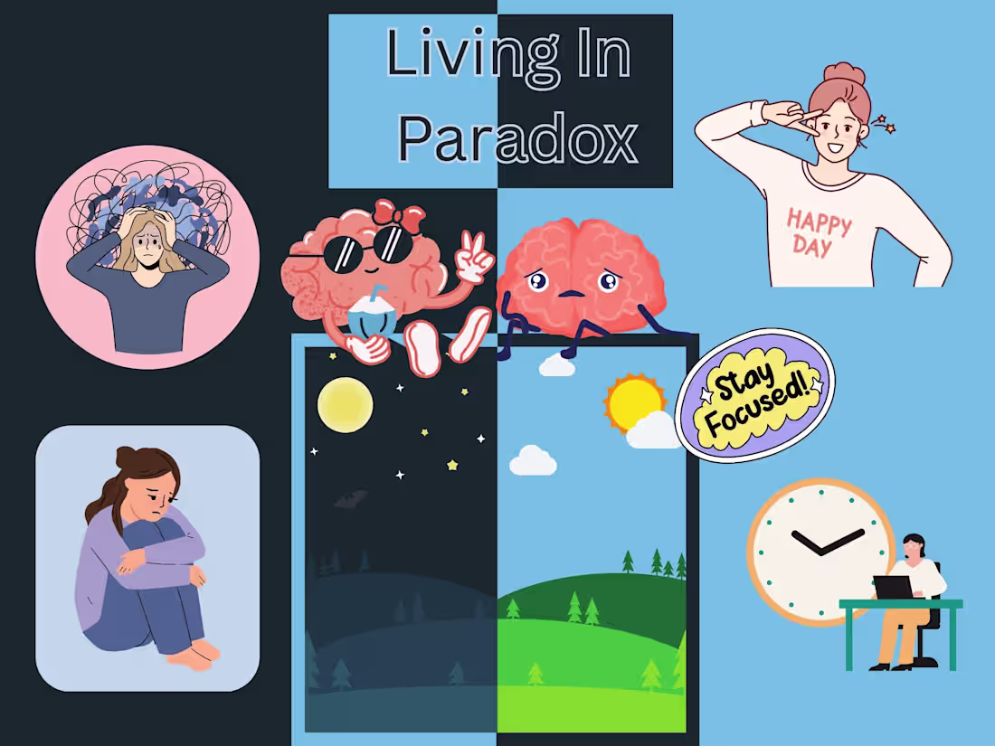 Cover image for Living In Paradox- A Creative Nonfiction Piece