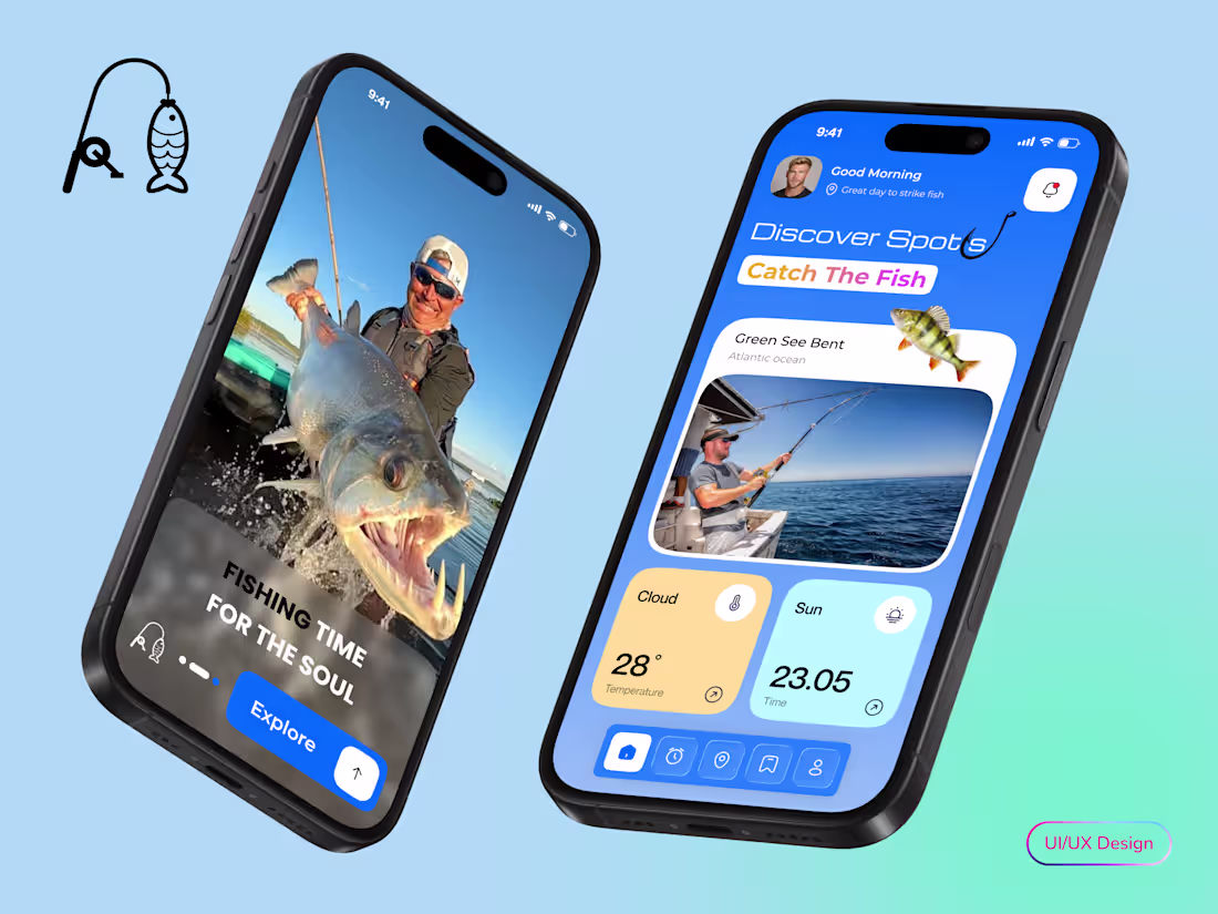 Cover image for Fishing Mobile App UI/UX Design