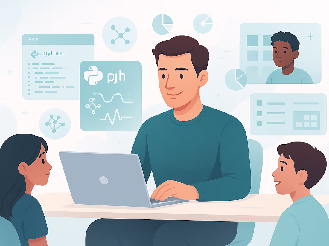 Cover image for 1:1 Mentorship — Become a Data Analyst, Data Scientist or AI Pro