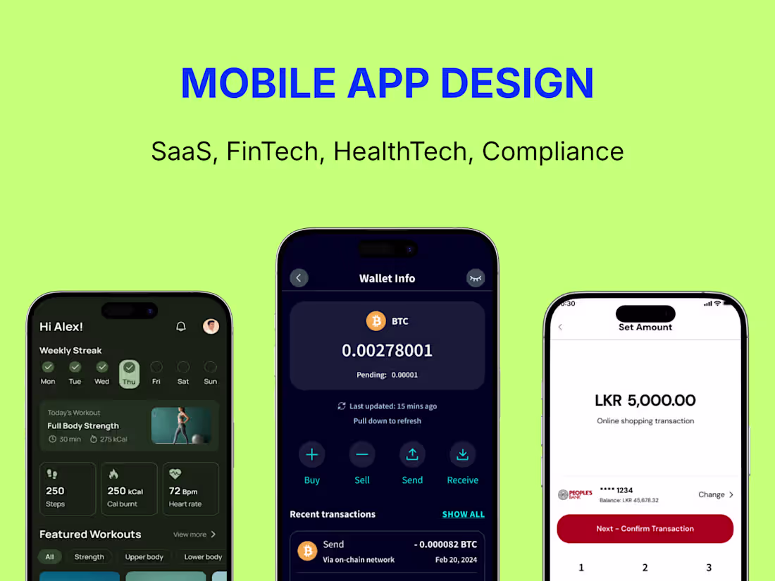 Cover image for Mobile App Design (iOS & Android)