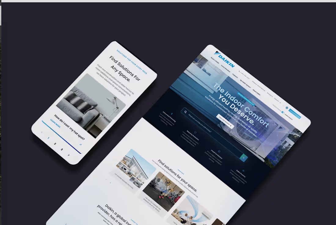 Cover image for Daikin Comfort Redesign